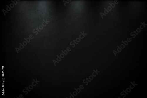 Beautiful Abstract Grunge Decorative Dark black Stucco Wall texture Background. Banner With Space For Text. Dark black background concept.