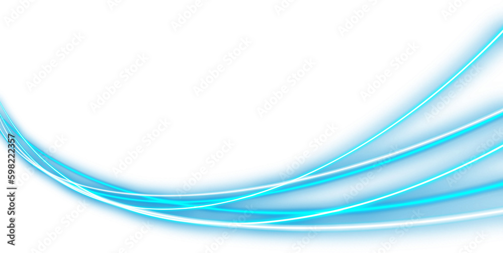 Abstract blue wave light effect Abstract blue wave light effect