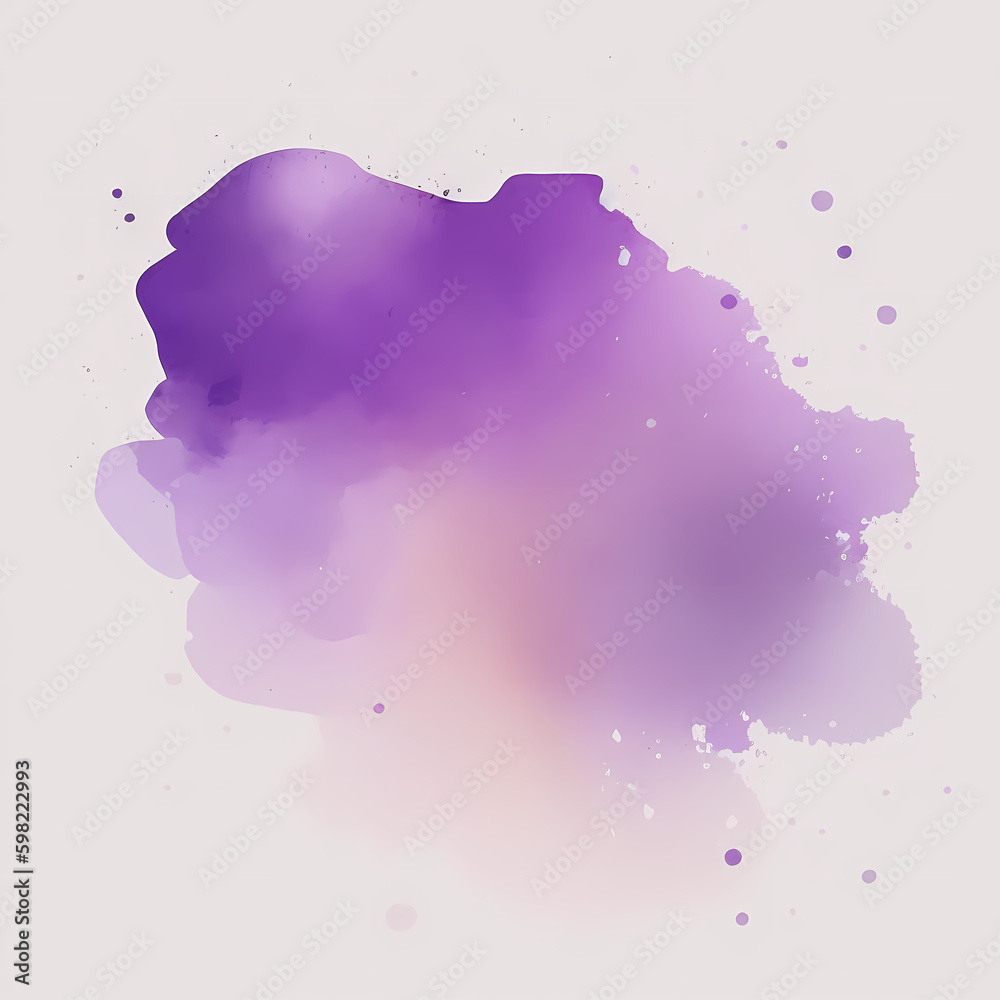 Purple Gradient Abstract Water color Background 