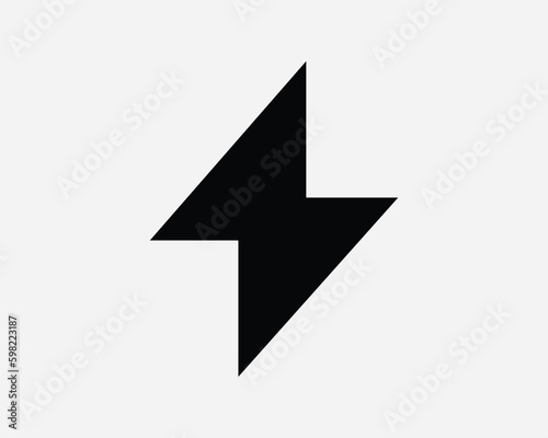 Free Download Lighting Bolt Icon. Thunder Electricity Power Flash Storm Electric Charge Energy Danger Sign Symbol Artwork Graphic Illustration Clipart Vector Cricut - GFXLoad