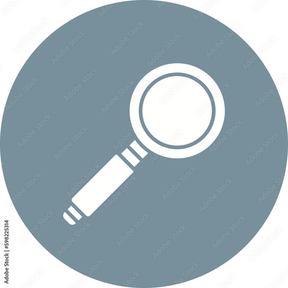 Magnifying Glass Multicolor Circle Glyph Inverted Icon Magnifying Glass Multicolor Circle Glyph Inverted Icon