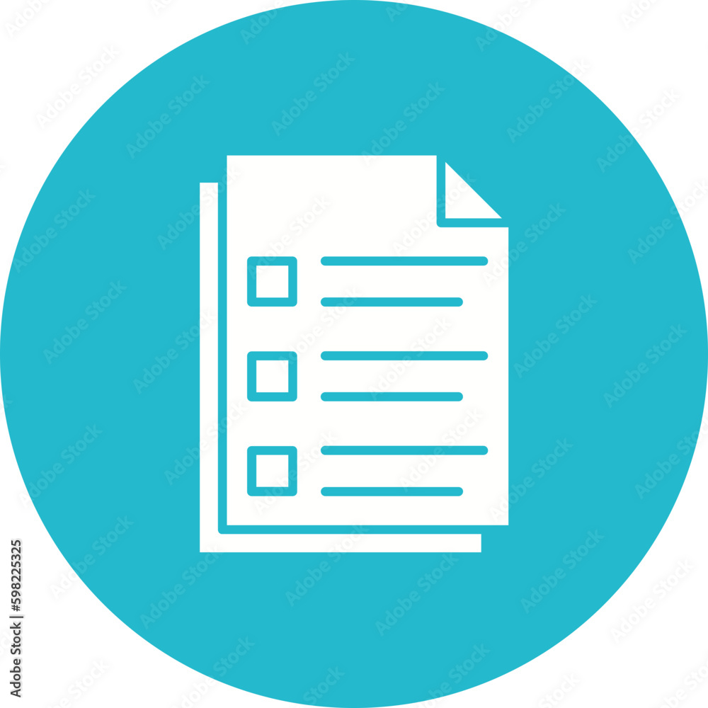 Papers Multicolor Circle Glyph Inverted Icon Papers Multicolor Circle Glyph Inverted Icon