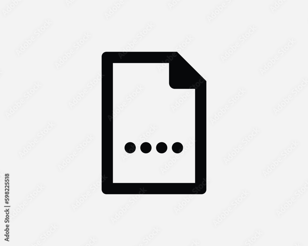 Simple File Icon. Word Text Document Page Letter Memo Contract Paper Folder Symbol. Office Business Blank Message From Sign Vector Graphic Clipart Simple File Icon. Word Text Document Page Letter Memo Contract Paper Folder Symbol. Office Business Blank Message From Sign Vector Graphic Clipart