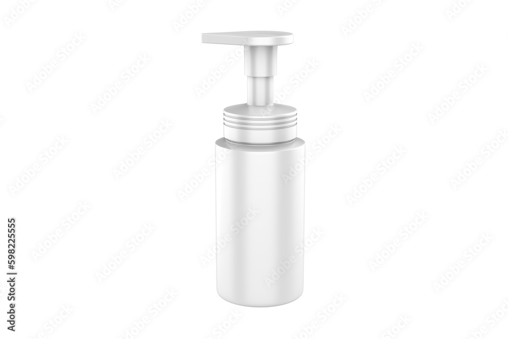 Realistic Cosmetic bottle can sprayer container. Dispenser for cream, soups, and other cosmetics With lid and without. Template For Mock up Your Design. 3D illustration Realistic Cosmetic bottle can sprayer container. Dispenser for cream, soups, and other cosmetics With lid and without. Template For Mock up Your Design. 3D illustration