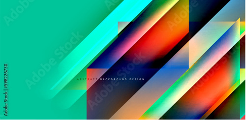 Dynamic bright lines abstract background  stripes with fluid colors  liquid gradients. Vector Illustration For Wallpaper  Banner  Background  Card  Book Illustration  landing page