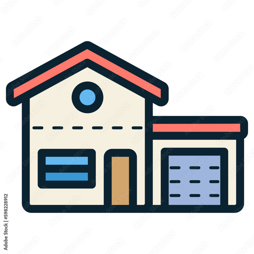 house with garage icon house with garage icon