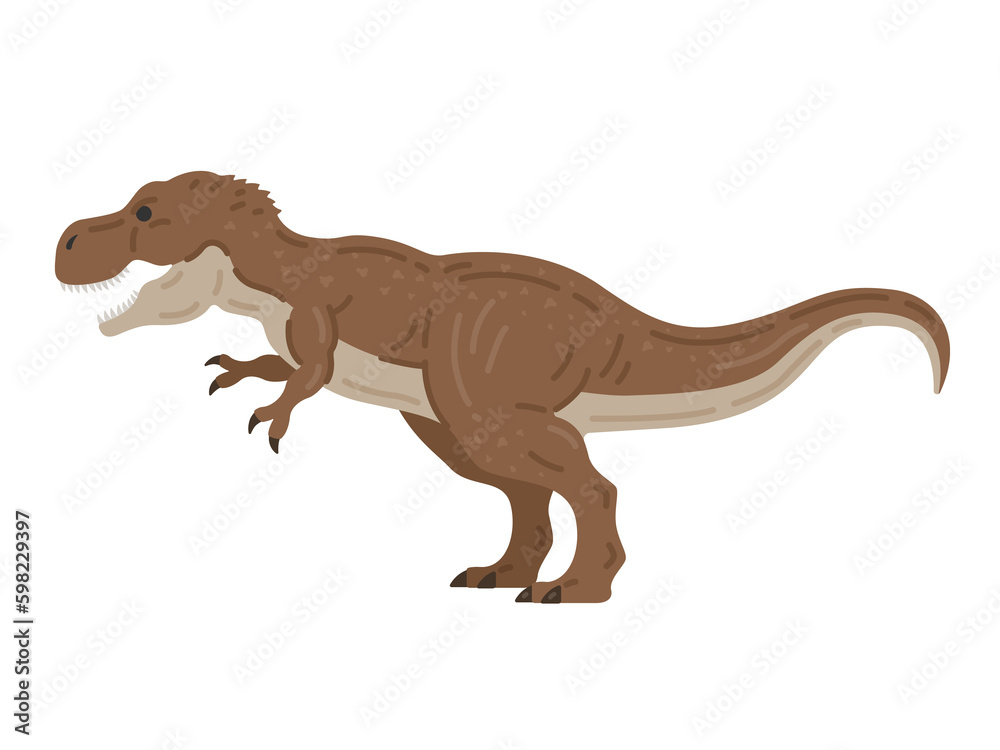 恐竜のティラノサウルスのイラスト