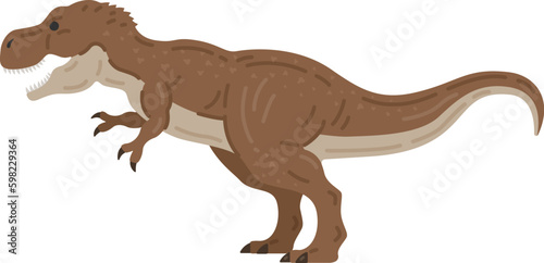 恐竜のティラノサウルスのイラスト © R-DESIGN