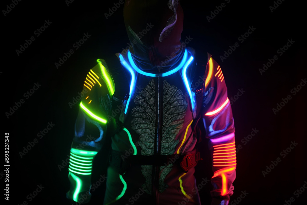 colorful suit hight tecnology