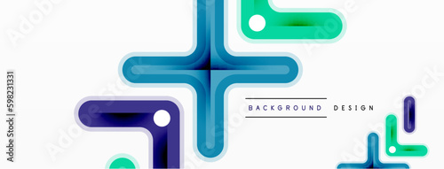 Cross line background minimal geometric template. Design for wallpaper, banner, background, landing page, wall art, invitation, prints, posters