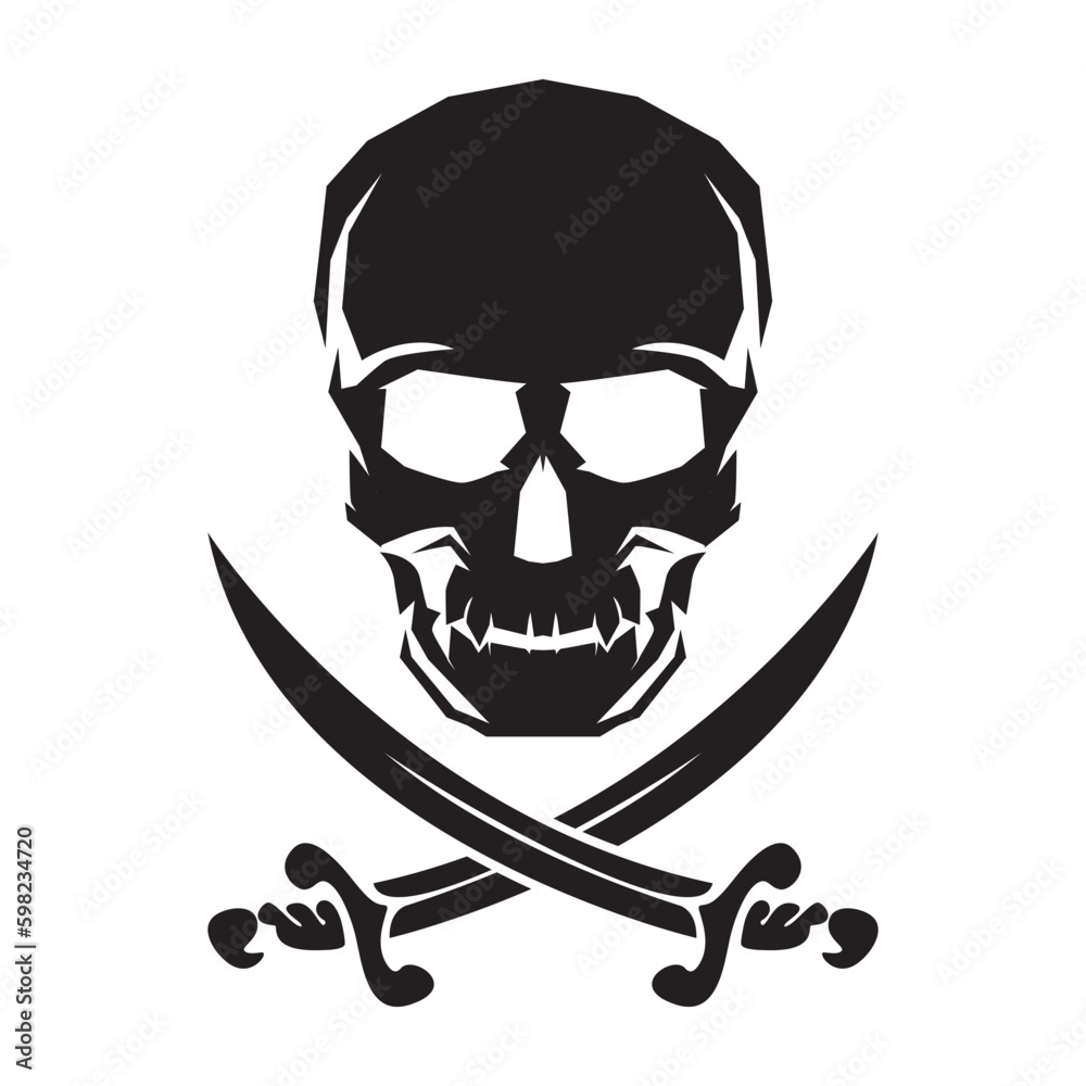 Professional logo of a skull icon, perfect for your business. Eye-catching and memorable design for branding Professional logo of a skull icon, perfect for your business. Eye-catching and memorable design for branding