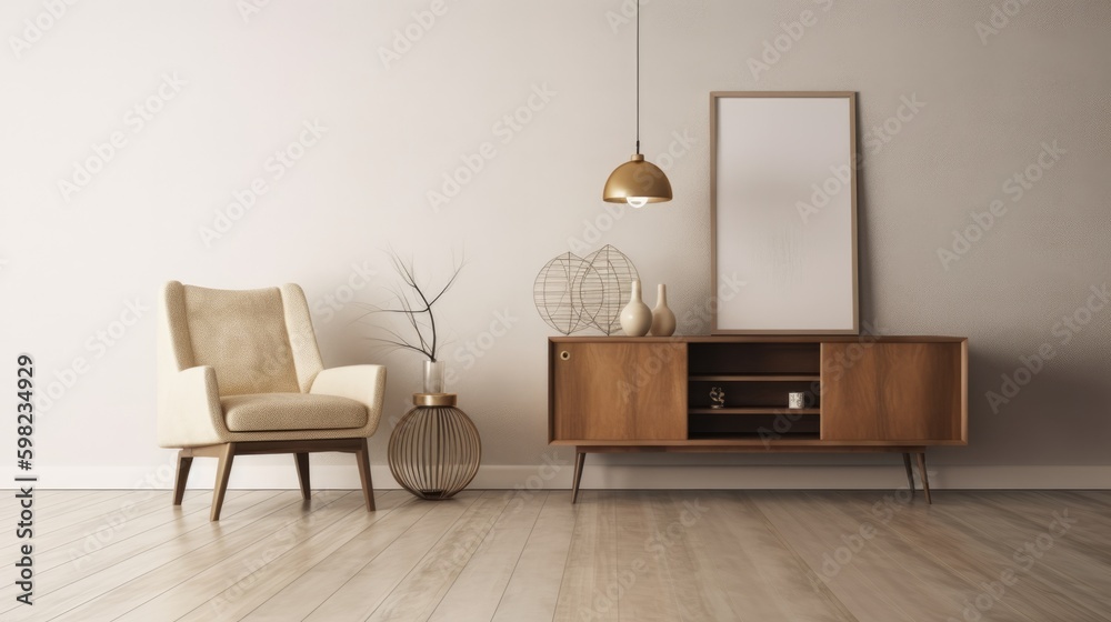 Modern Home Background. Contemporary Interior Design. Generative AI. Modern Home Background. Contemporary Interior Design. Generative AI.