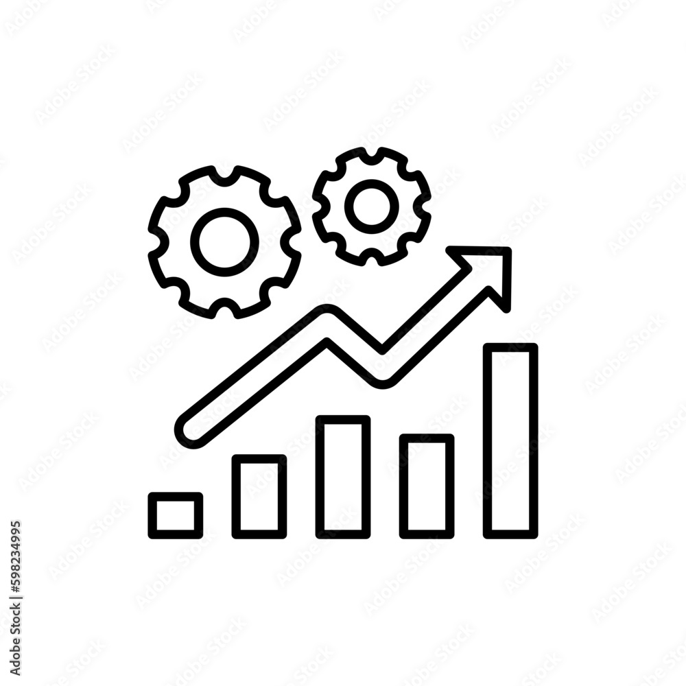 Efficiency icon in vector. Illustration Efficiency icon in vector. Illustration