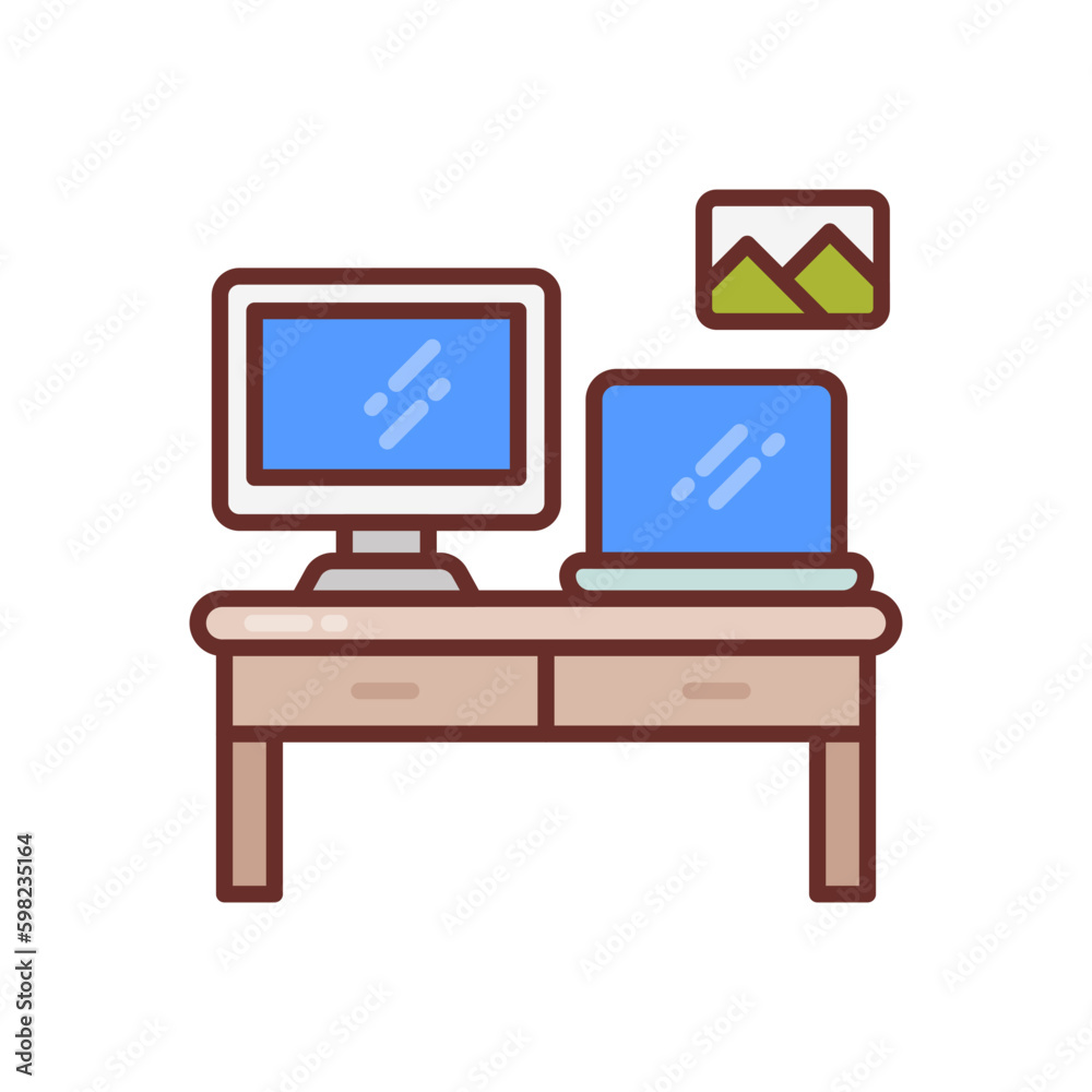 Multiple Devices icon in vector. Illustration Multiple Devices icon in vector. Illustration