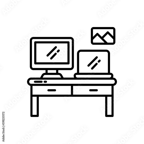 Multiple Devices icon in vector. Illustration