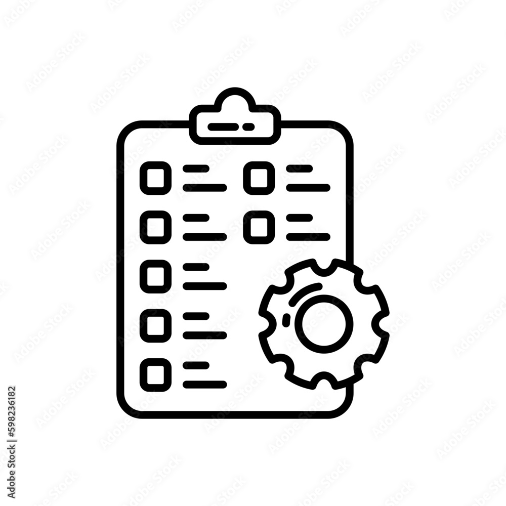 Task Management icon in vector. Illustration