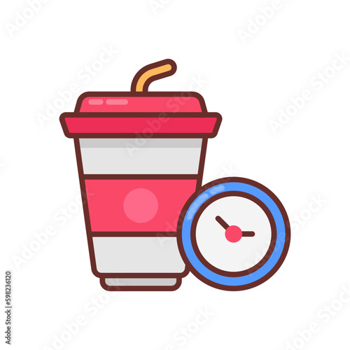 Coffee Break icon in vector. Illustration