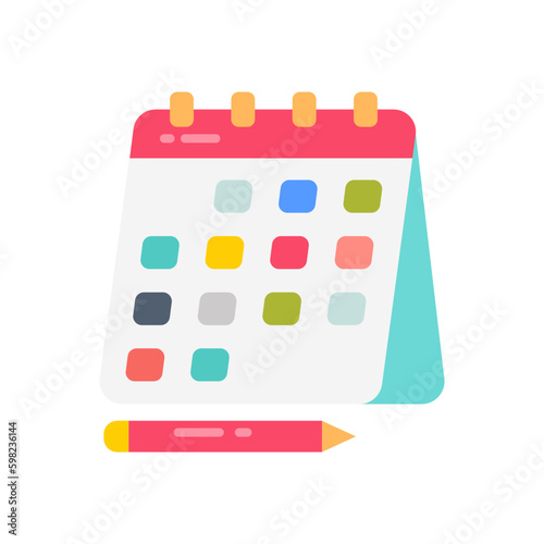 Work Scheduling icon in vector. Illustration