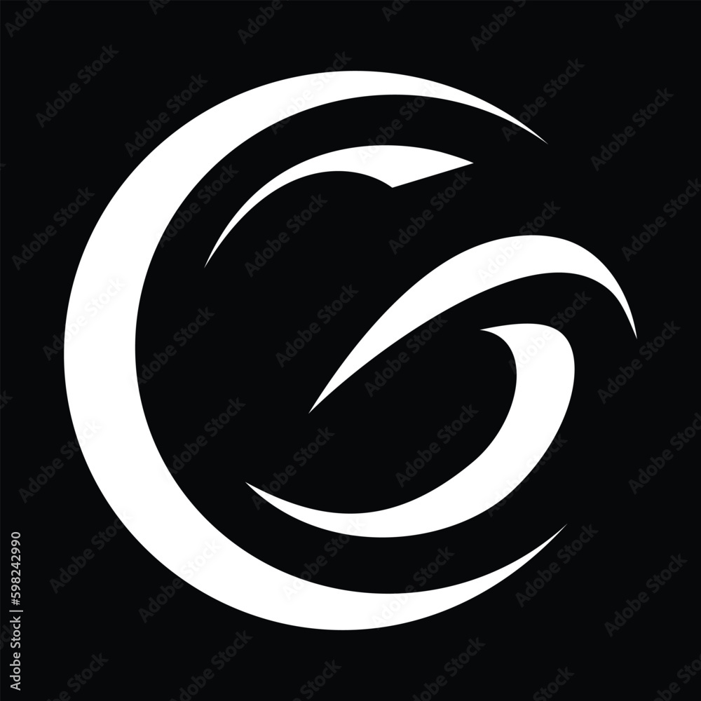G logo design concept with background. Initial based creative minimal monogram icon letter. Modern luxury alphabet vector design G logo design concept with background. Initial based creative minimal monogram icon letter. Modern luxury alphabet vector design