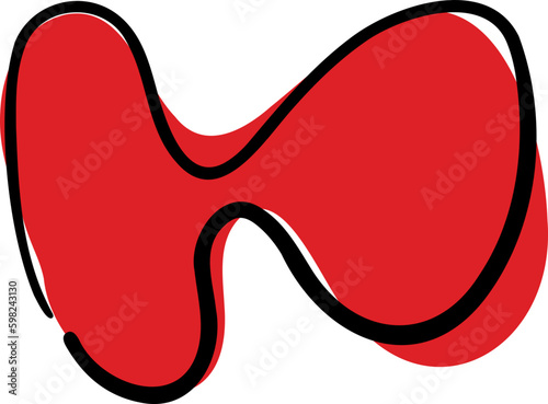 Abstract Modern Line Shape