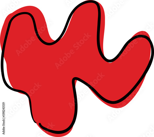 Abstract Modern Line Shape