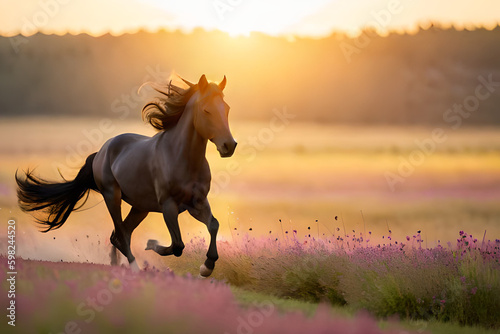 horse at sunset © Md Imranul Rahman