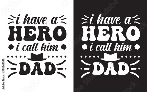 Dad Typography Vector Design  Fathers T shirt Design  Happy Fathers Day