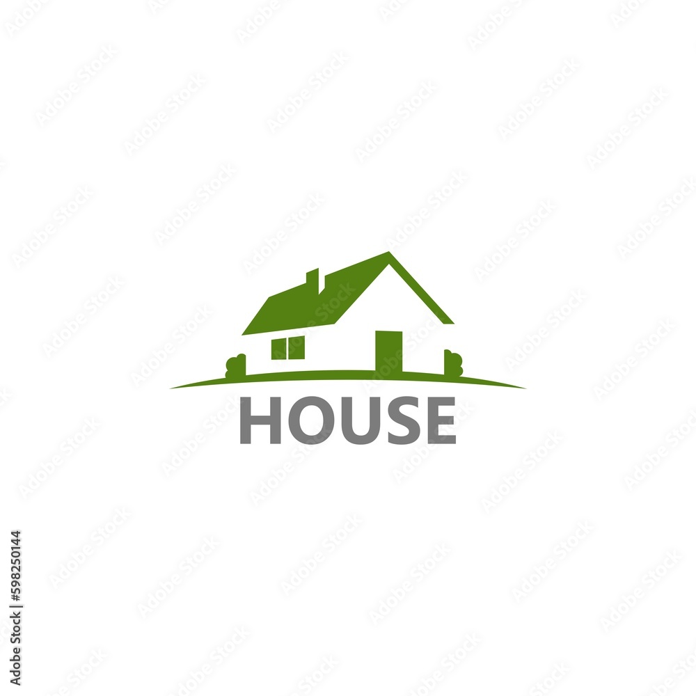 Logo House abstract real estate isolated on white background Logo House abstract real estate isolated on white background