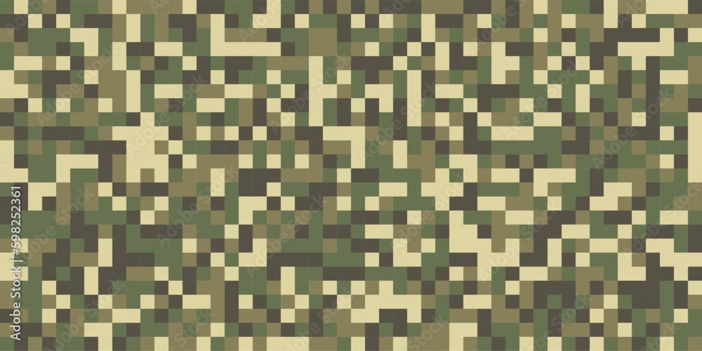 Pixel mosaic. Pixel decay illustration. Falling pixels. Abstract background.