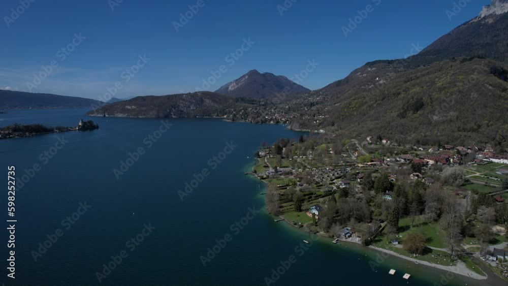 Lac d'Annecy vers Talloires et Angon Lac d'Annecy vers Talloires et Angon
