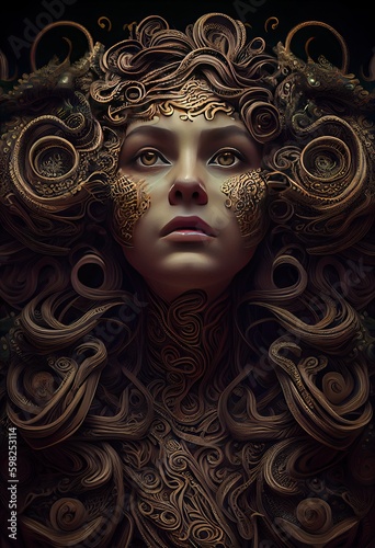 fantasy goddess portrait