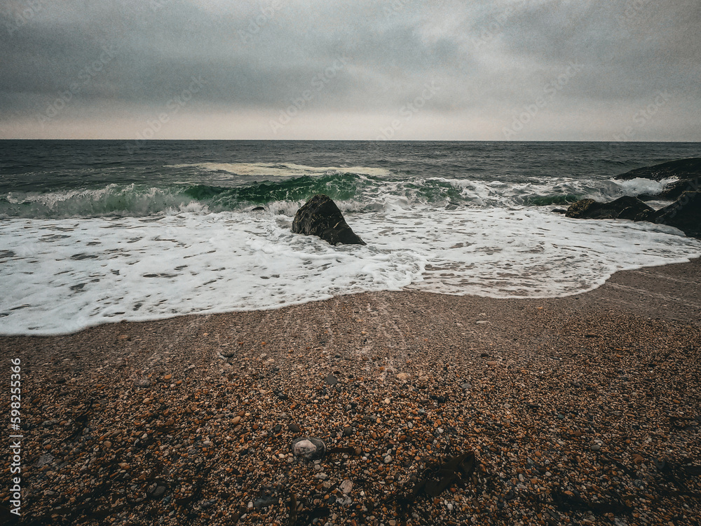 Sorry Seas at Torcross, Devon. Looking out to sea. Sorry Seas at Torcross, Devon. Looking out to sea.