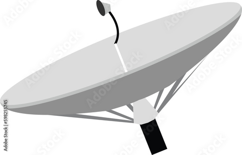 satellite dish icon vector