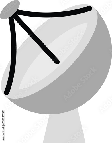 satellite dish icon vector
