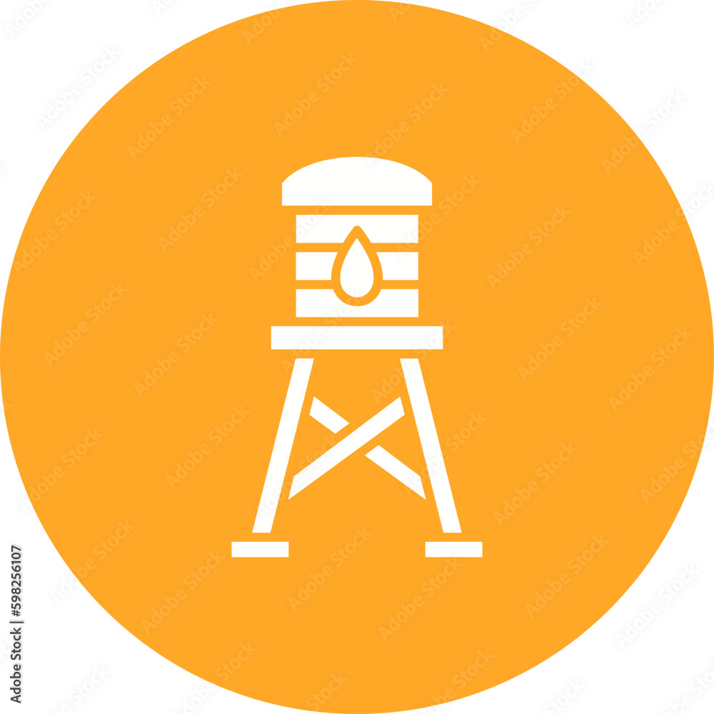 Water Tower Icon Water Tower Icon