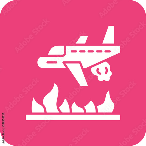 Firefighter Plane Icon