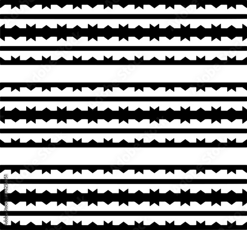 Seamless repeating pattern. Black and white pattern for web page, textures, card, poster, fabric, textile.