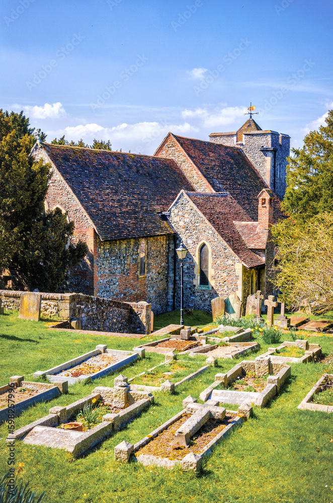 St Martin's Church in Canterbury, the first church founded in England.