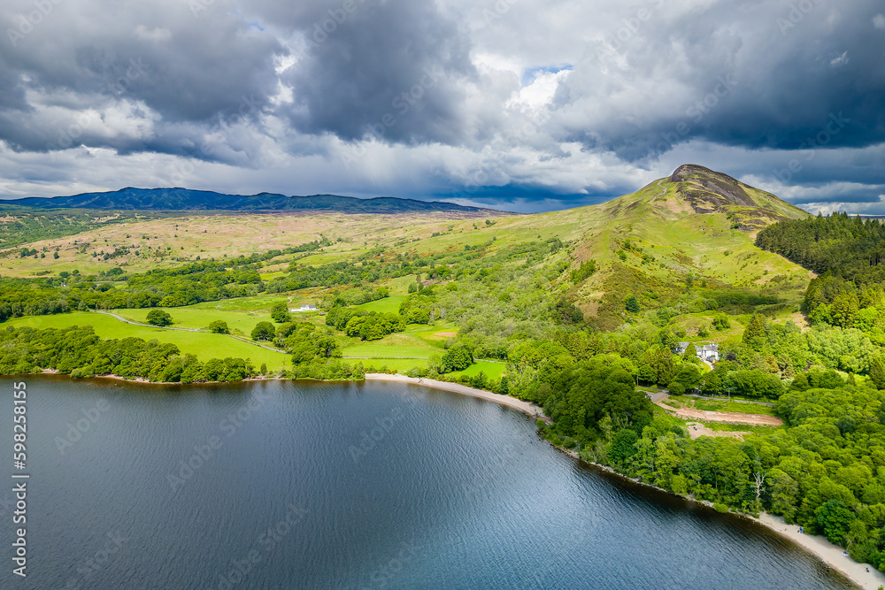 Obraz premium Aerial view of 
