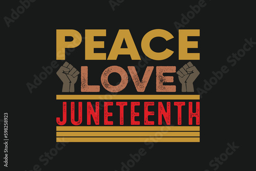 peace love juneteenth