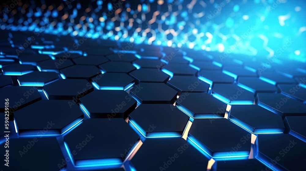 Abstract technological hexagonal background digital Technology Network Background Illustration Futuristic point wave. Abstract technological hexagonal background digital Technology Network Background Illustration Futuristic point wave.