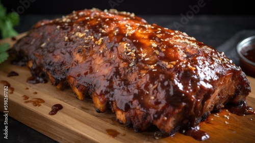 Different types of Ribs ready to eat