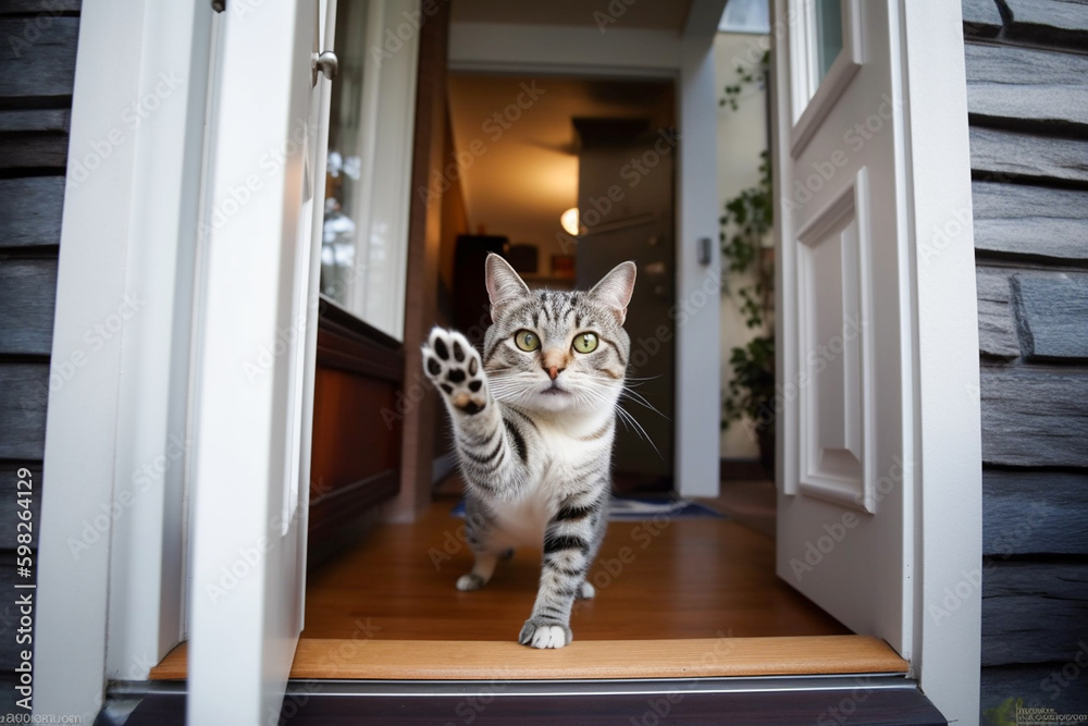 Ai cat best sale door