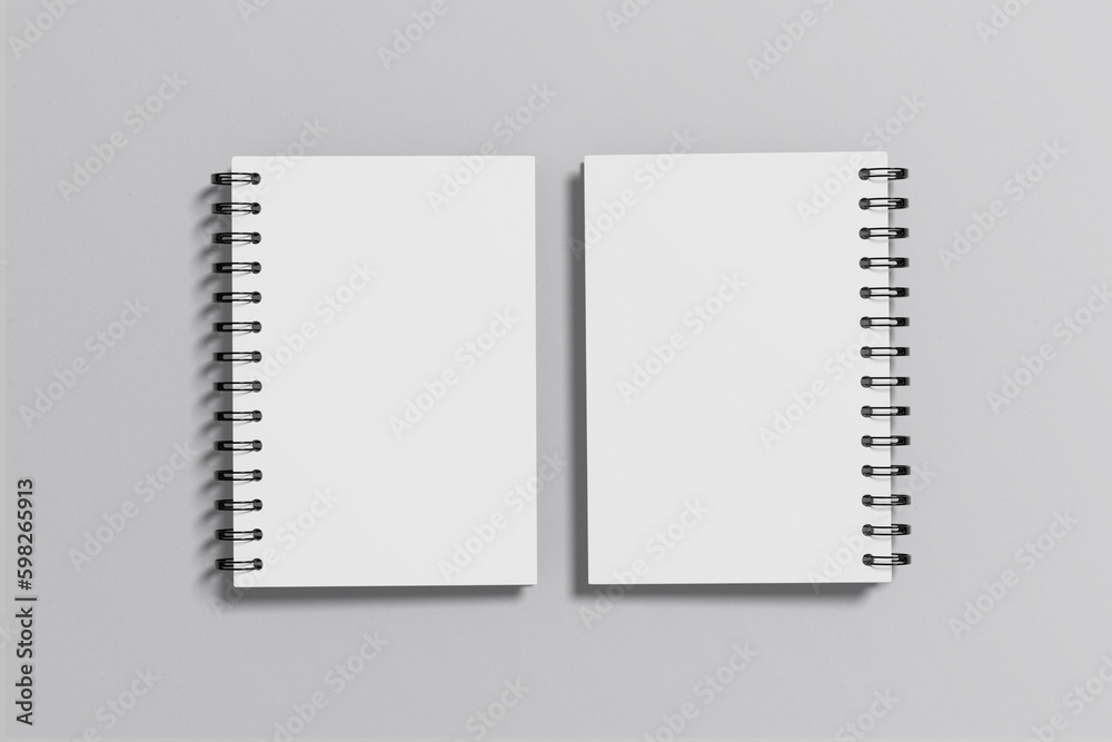 A5 Spiral Notebook Blank Mockup A5 Spiral Notebook Blank Mockup