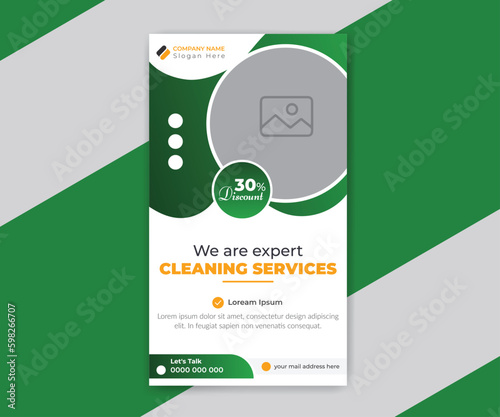 Clean and safe instagram stories social media post template