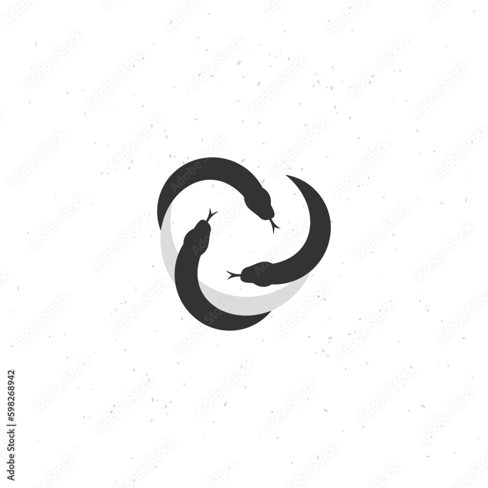 three snake and ball logo design inspiration three snake and ball logo design inspiration
