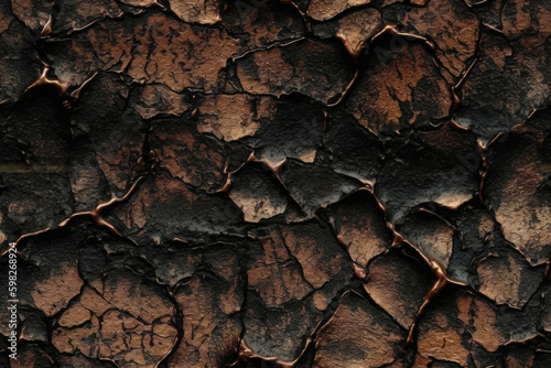 Nahtlos wiederholendes Muster - Rostige Kupfer Oberfläche - Fotorealistischer Grunge Stil © Karat