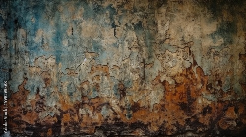 abstract old wall background for wallpapers. Ai generated.