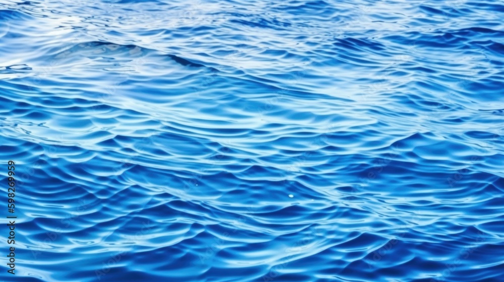 Sea blue water ripple background. Blue water lake close up structure design. AI generated. Sea blue water ripple background. Blue water lake close up structure design. AI generated.