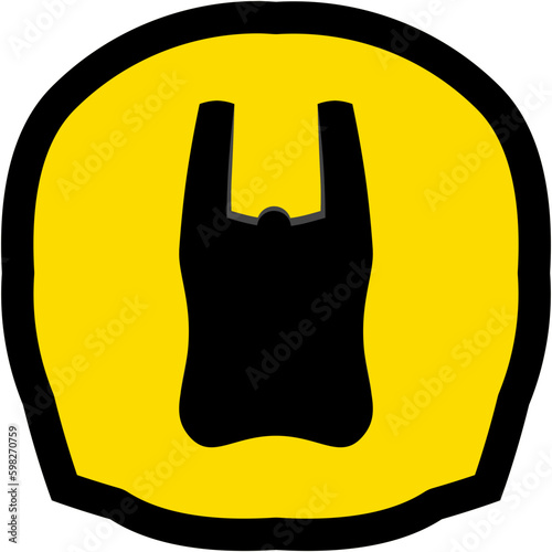 Plastic Bag Warning Safety Protection Sign Symbol
